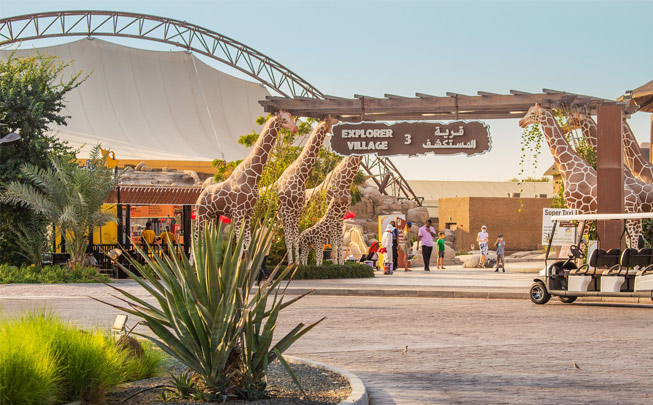 african village at dubai safari park