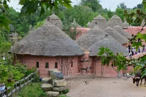 african village at dubai safari park