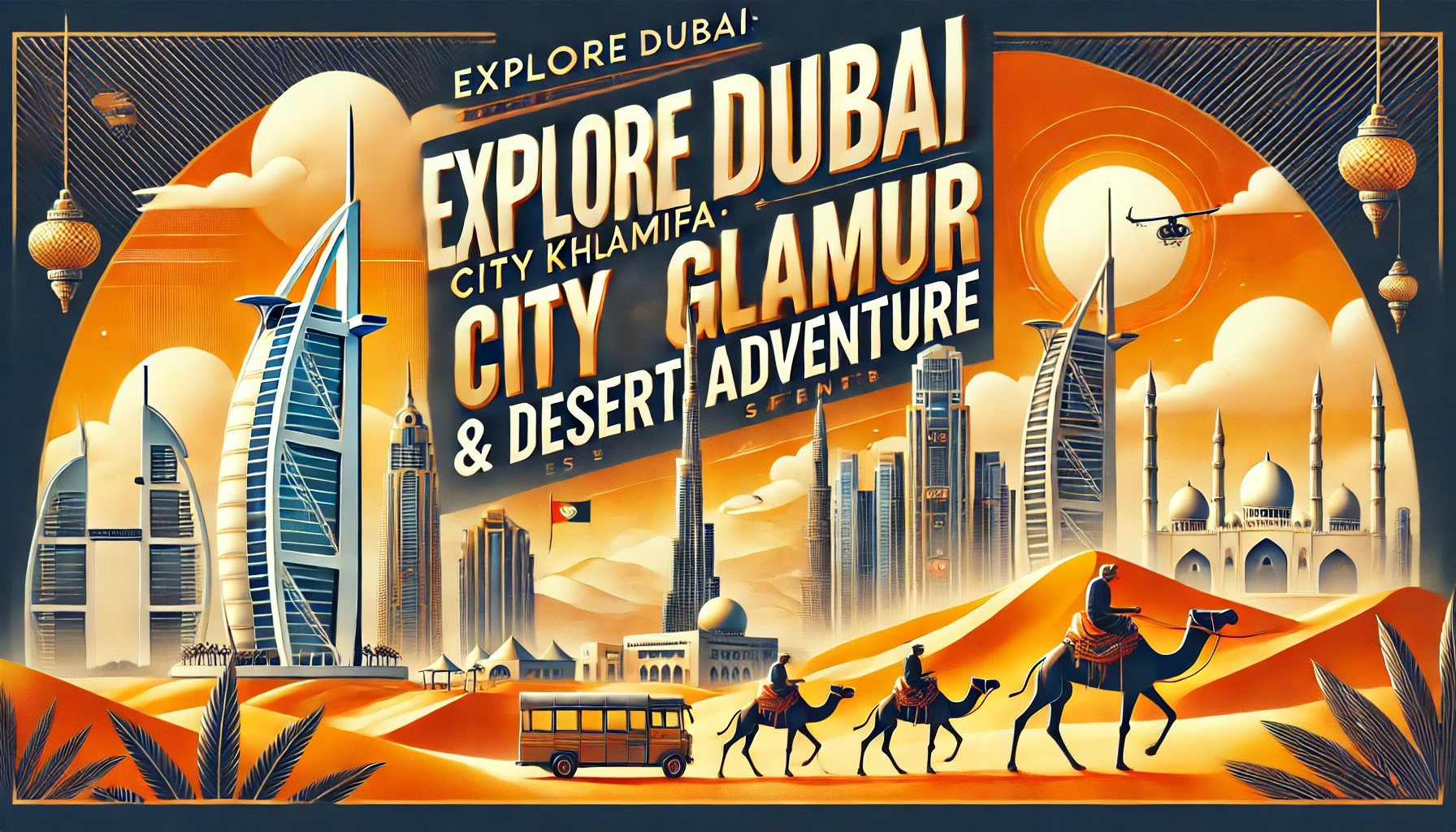 Bringing the best of both worlds: Dubai City Tour & Desert Safari