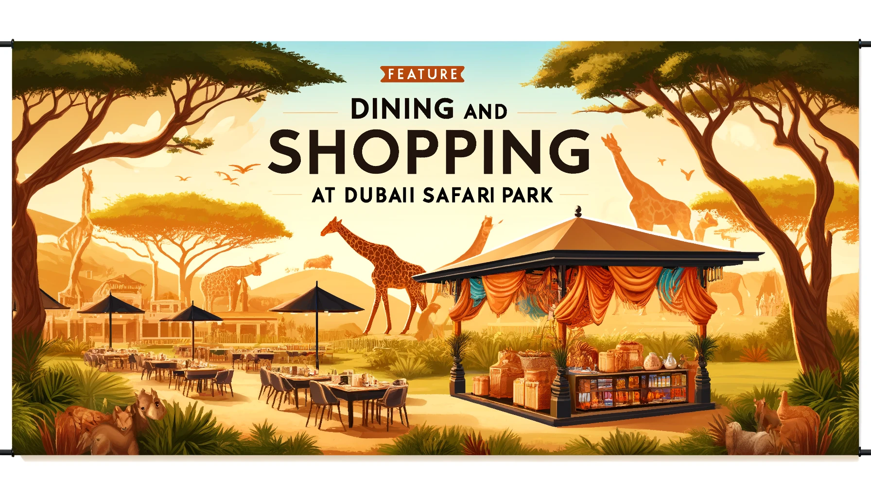 Dining and Shopping at Dubai Safari Park